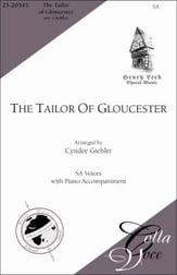 Tailor of Gloucester Two-Part choral sheet music cover